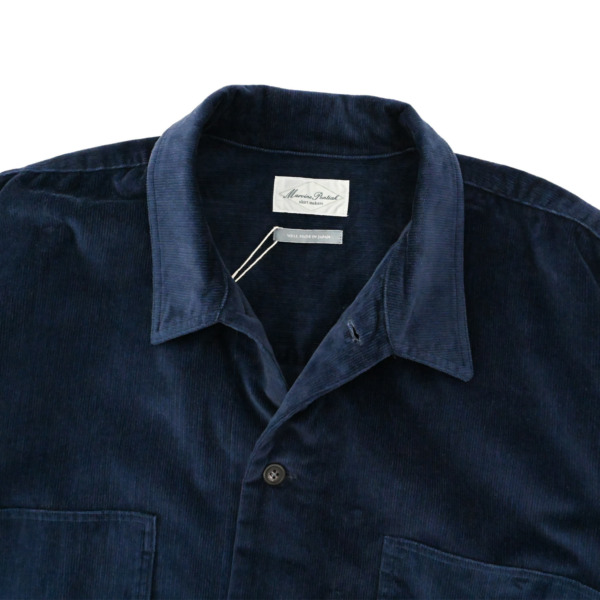 Marvine Pontiak shirt makers /// Side Vents SH Navy Cords 02
