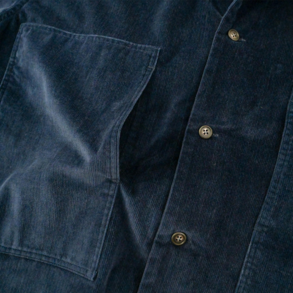 Marvine Pontiak shirt makers /// Side Vents SH Navy Cords 03