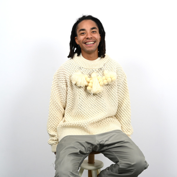 Midorikawa /// Popcorn Knit Beige 07