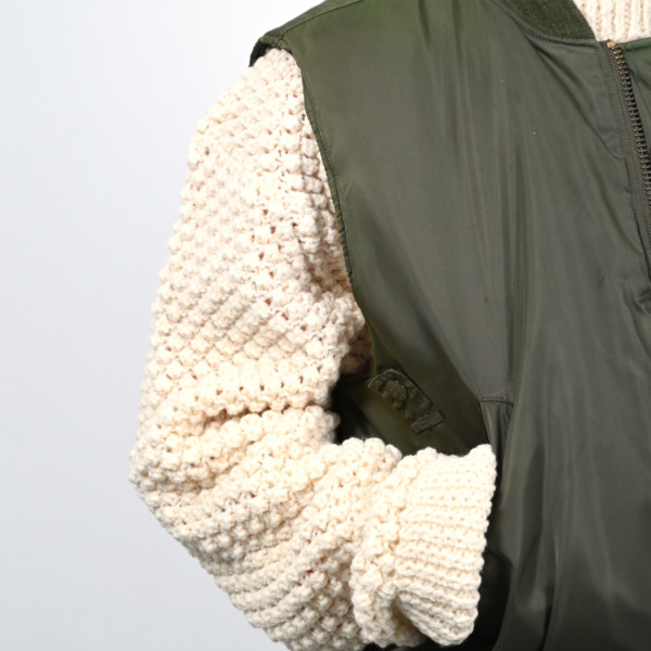 Midorikawa /// Popcorn Knit Beige 010
