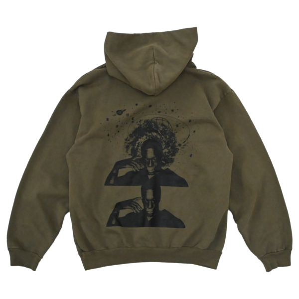 BOOK WORKS X (UN) PROJECTS /// THINK TWICE HOODY Army Green 02