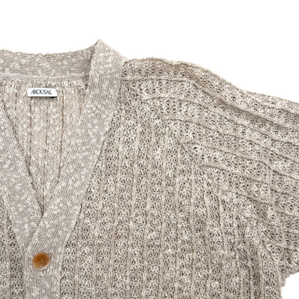 AROUSAL /// NEP CARDIGAN Beige 02