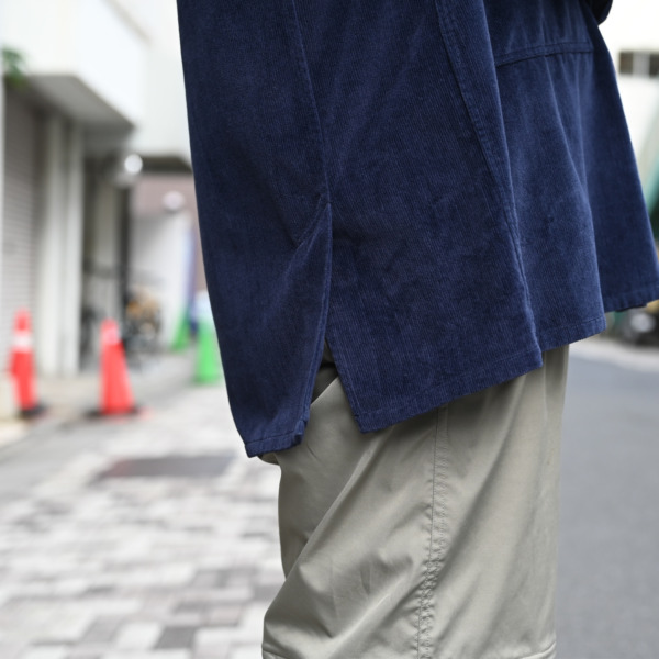 Marvine Pontiak shirt makers /// Side Vents SH Navy Cords 07