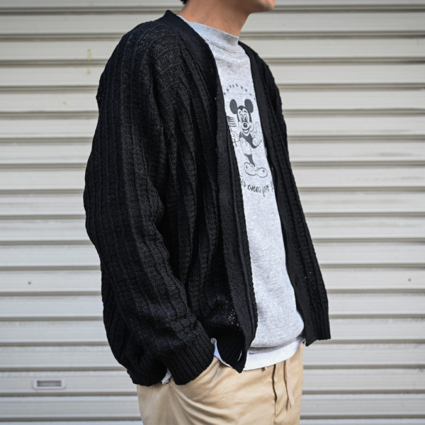 AROUSAL /// NEP CARDIGAN Black 07