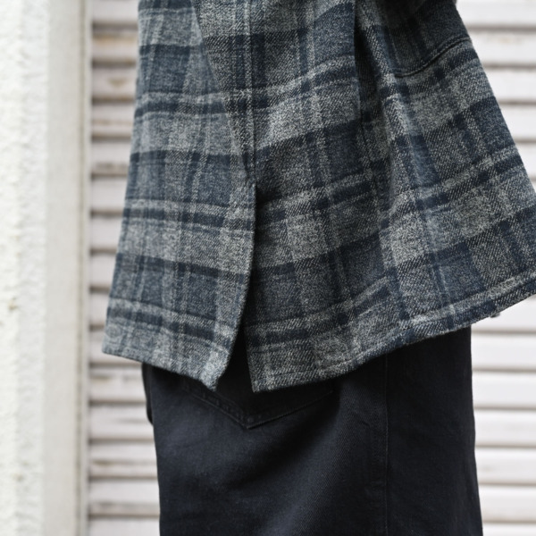 Marvine Pontiak shirt makers /// Side Vents SH Black Tartan 07