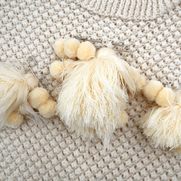 Midorikawa /// Popcorn Knit Beige 03