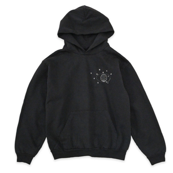 BOOK WORKS X (UN) PROJECTS /// THINK TWICE HOODY Black 01