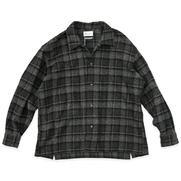 Marvine Pontiak shirt makers /// Side Vents SH Black Tartan 01