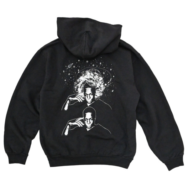 BOOK WORKS X (UN) PROJECTS /// THINK TWICE HOODY Black 02