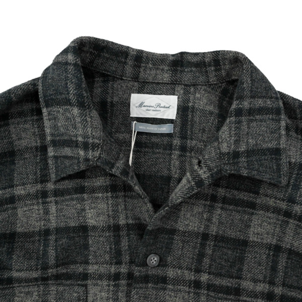 Marvine Pontiak shirt makers /// Side Vents SH Black Tartan 02