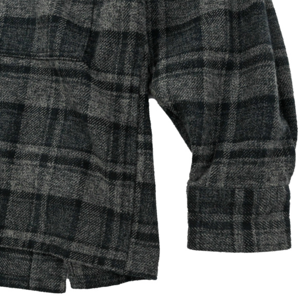 Marvine Pontiak shirt makers /// Side Vents SH Black Tartan 04