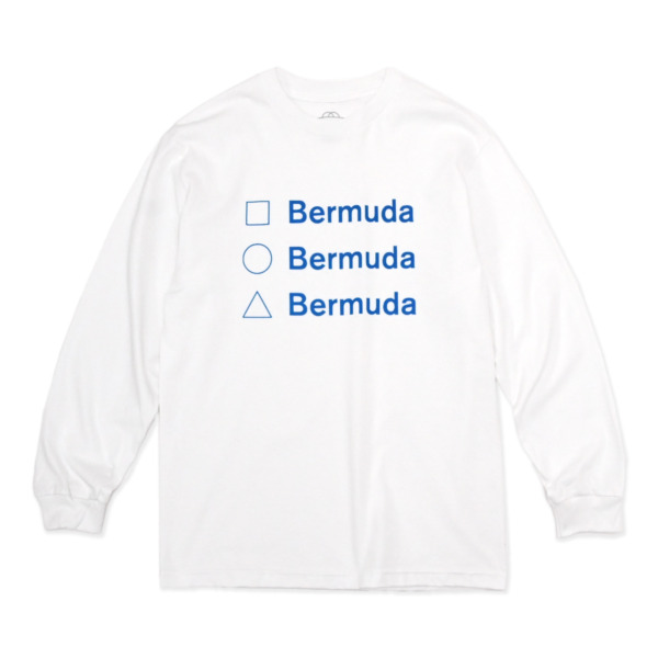 FOUNTAIN /// BERMUDA L/S Tee White 01