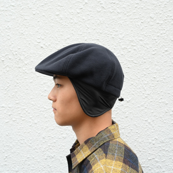 NOROLL /// FLEECE CASQUETTE Black 06