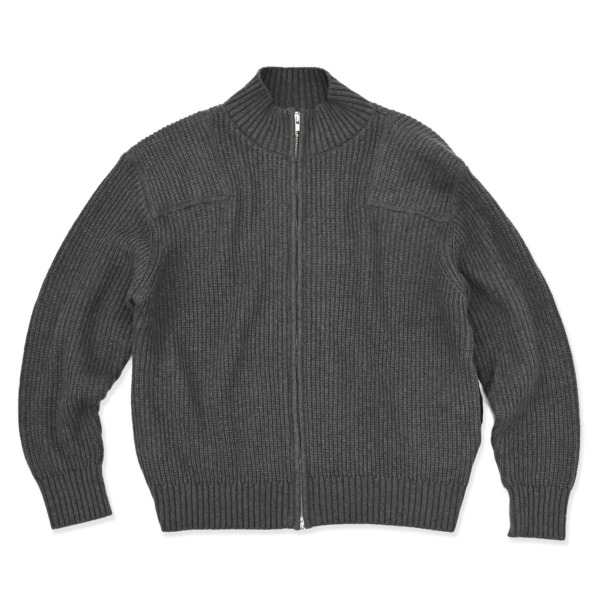 P A C S /// Zip Up Cardigan Gray 01