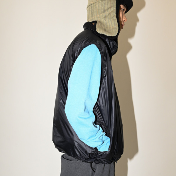 SUPPLY /// Nylon Puffer Vest Black 09