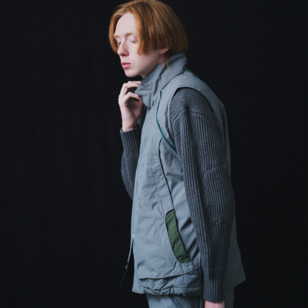 P A C S /// Convertible Jacket Gray × Olive 06