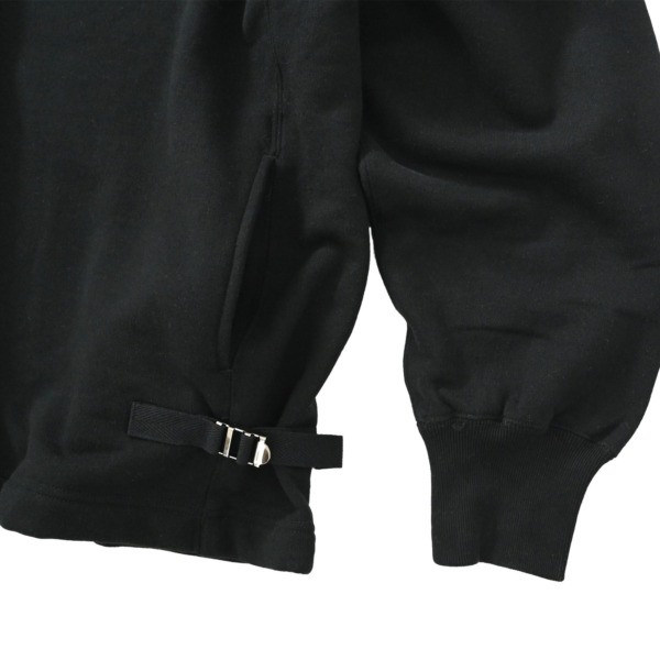 Sick and Tired /// SWEAT DOT BUTTON CARDIGAN Black 03