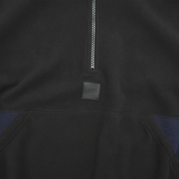 LQQK STUDIO /// POLAR FLEECE JACKET Black 02