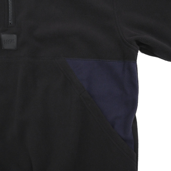 LQQK STUDIO /// POLAR FLEECE JACKET Black 03