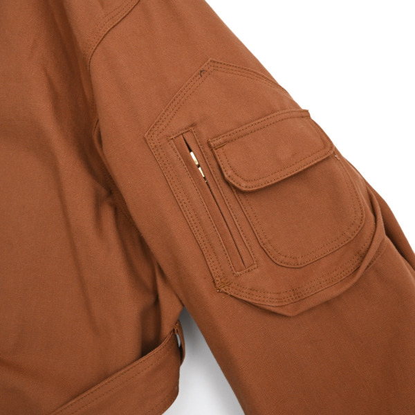 Sasquatchfabrix. /// PUFF WORK HOODIE BIGNESS Brown 03