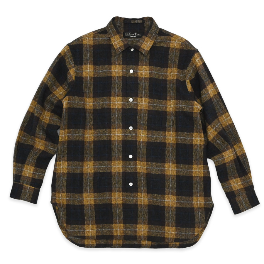 Sick and Tired (OPEN COLLAR SHIRTS Yellow Check) 通販 | SUPPLY TOKYO online store