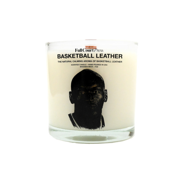Full Court Press /// Basketball Leather Candle 01