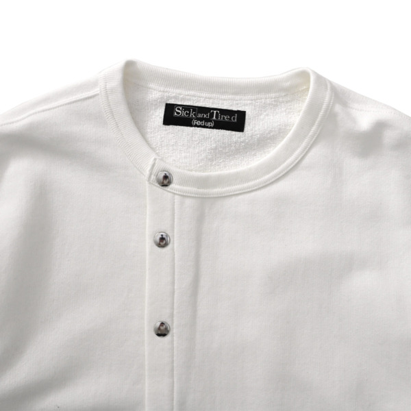 Sick and Tired /// SWEAT DOT BUTTON CARDIGAN White 02