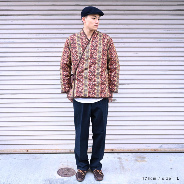 Sasquatchfabrix. /// REVERSIBLE HANTEN FLOWER & PIECE Brown 07
