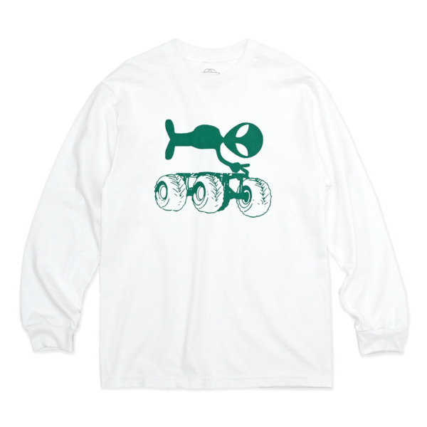 FOUNTAIN /// HITCHER L/S Tee White 01