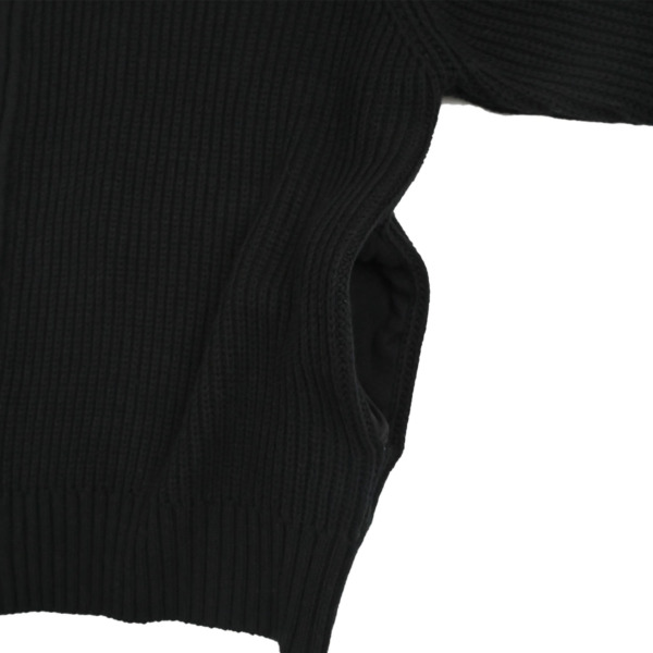 P A C S /// Zip Up Cardigan Black 03