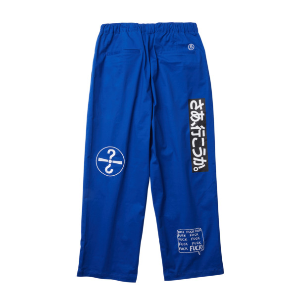 EVISEN / BIAS DOGS /// Let’s go STRECH TWILL EASY PANTS Blue 02