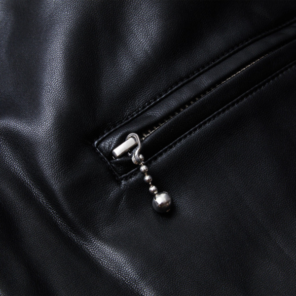 EVISEN / BIAS DOGS /// Super Real LEATHER JKT Black 06