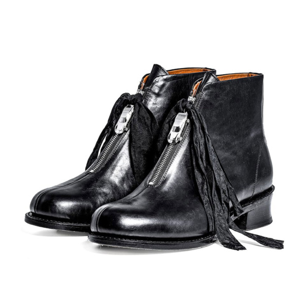 Midorikawa /// AVIATOR ZIP BOOTS Black 01