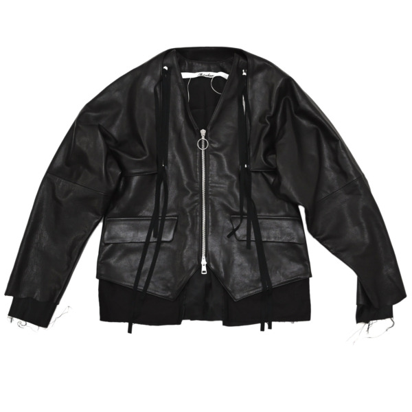 Midorikawa /// Docking Leather Blouson Black 01