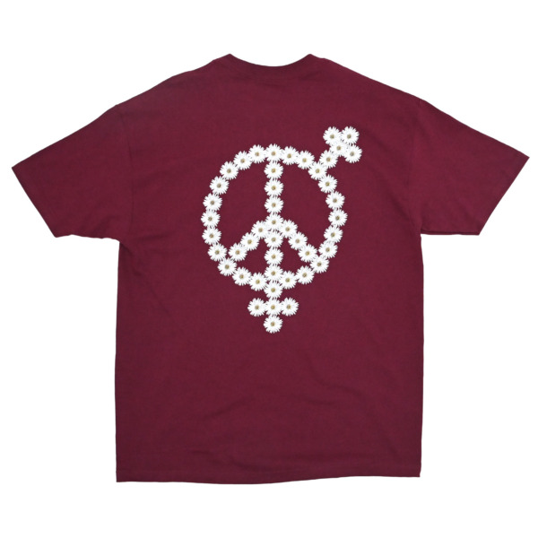 sexhippies /// DAISY OG LOGO TEE Burgundy 03