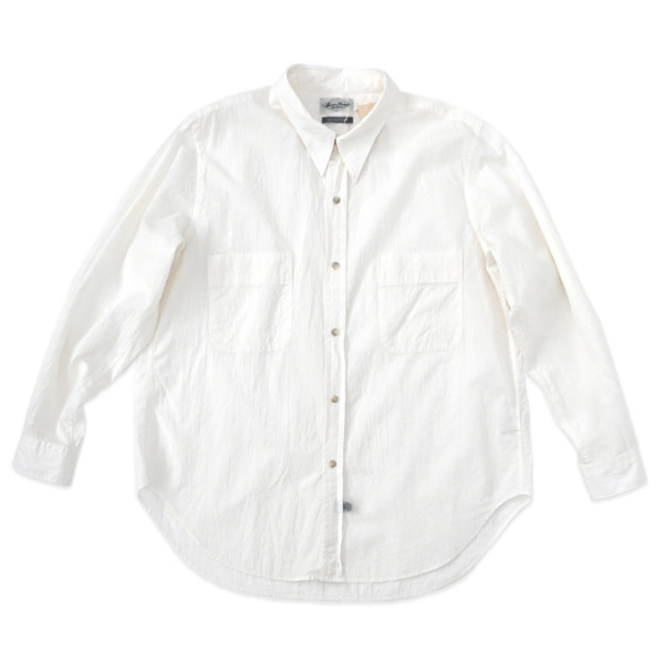 Marvine Pontiak shirt makers /// W Pocket SH White ST 01