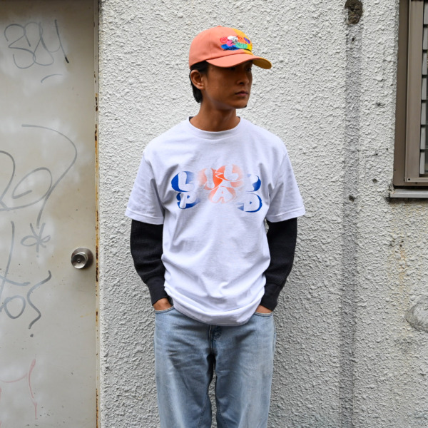 LILY PAD /// FADED LOGO TEE White 04
