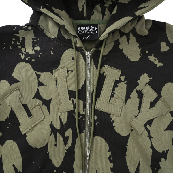 LILY PAD /// BUSYMAN GOES TO COLLEGE THE HOODIE Camo 02