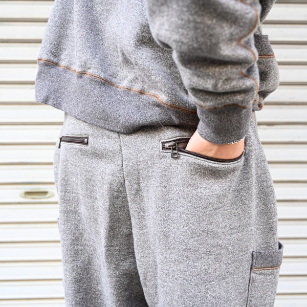 NOROLL /// C&M SWEAT PANTS C&M BROWN 08