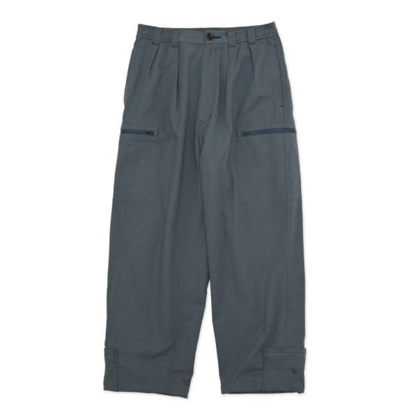 NOROLL /// THICKWALK 8P PANTS Darkest Green 01