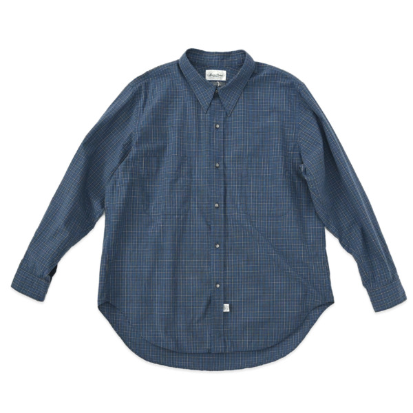 Marvine Pontiak Shirt Makers /// W Pocket SH Navy CH 01