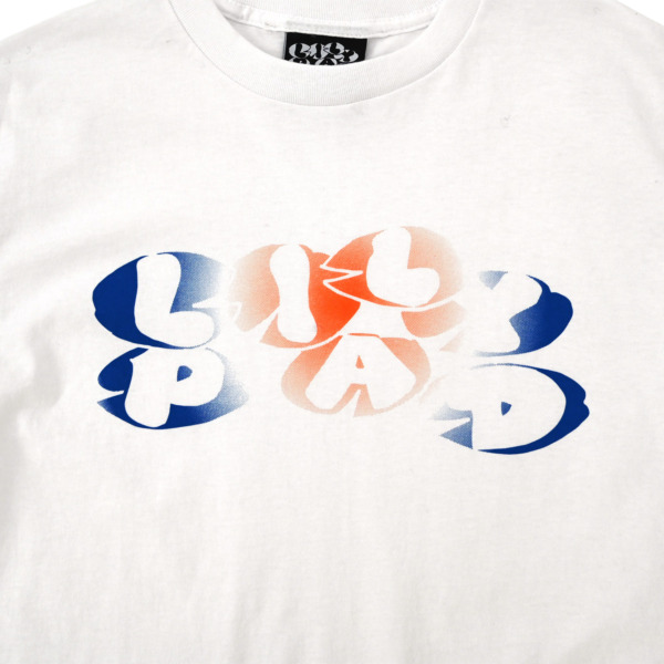 LILY PAD /// FADED LOGO TEE White 02