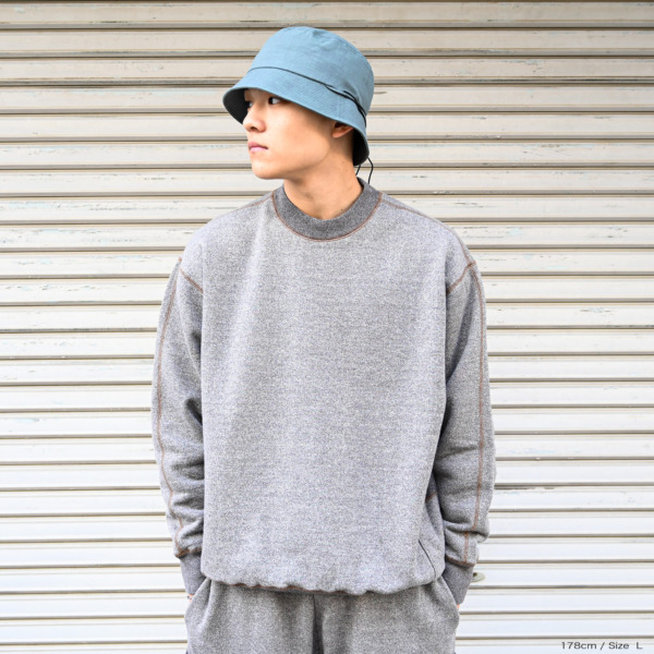 NOROLL /// C&M CREW SWEAT C&M BROWN 05