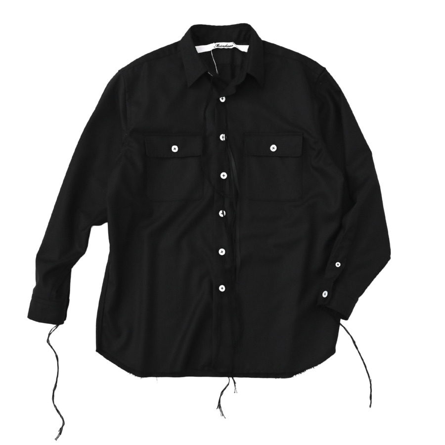 Midorikawa (WOOL SHIRTS Black) 通販 | SUPPLY TOKYO online store