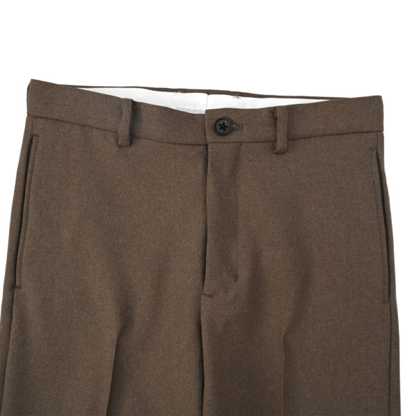 Sasquatchfabrix. /// SEMI FLARE SILHOUETTE SLACKS L/Brown 03