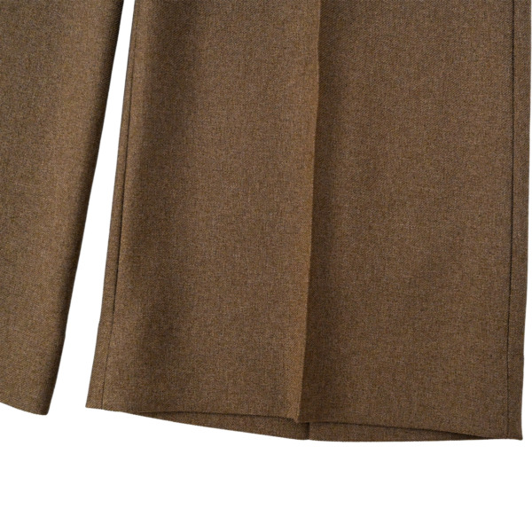 Sasquatchfabrix. /// SEMI FLARE SILHOUETTE SLACKS L/Brown 04