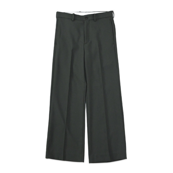 Sasquatchfabrix. /// SEMI FLARE SILHOUETTE SLACKS D/Green 01