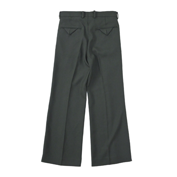 Sasquatchfabrix. /// SEMI FLARE SILHOUETTE SLACKS D/Green 02
