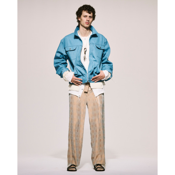 Midorikawa /// DENIM JACKET Sax 06