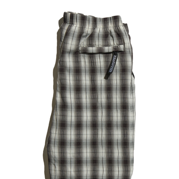 sexhippies /// SEERSUCKER PLAID SHORTS Black/ White 03